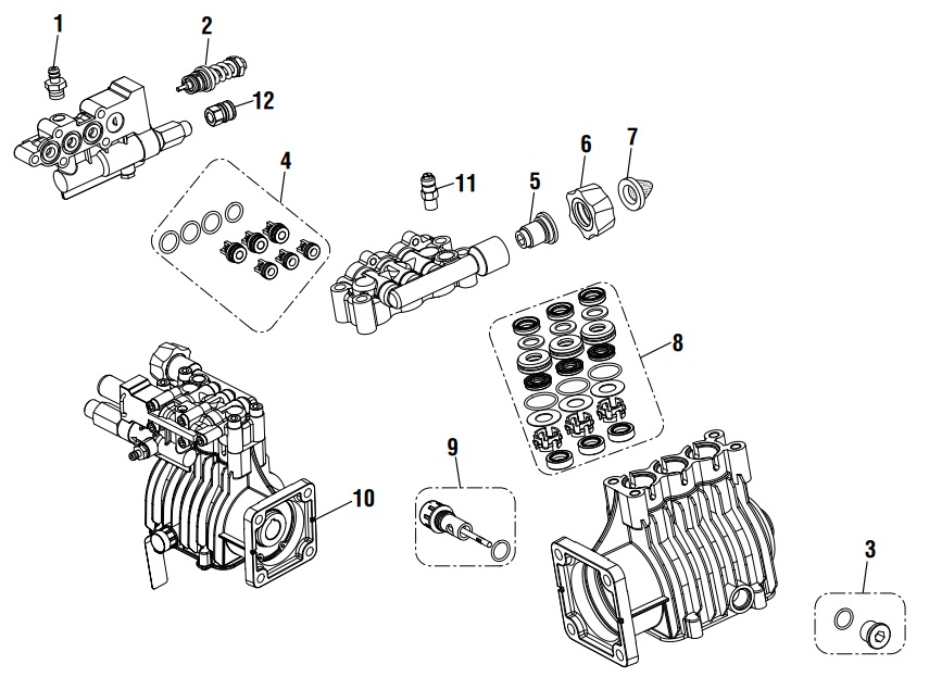 308653073 pump rebuild repair parts 